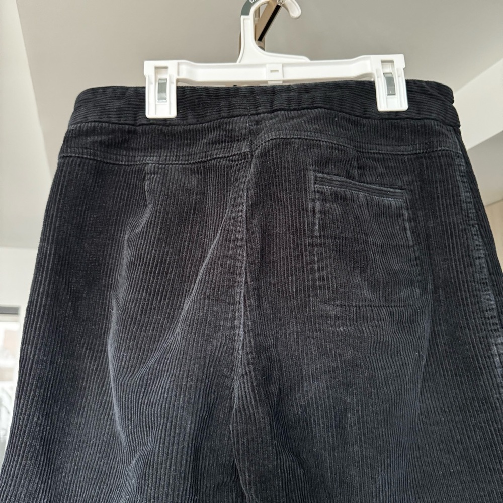 Marine Layer Black High-Rise Wide Leg Cropped Pants - Picture 9 of 16